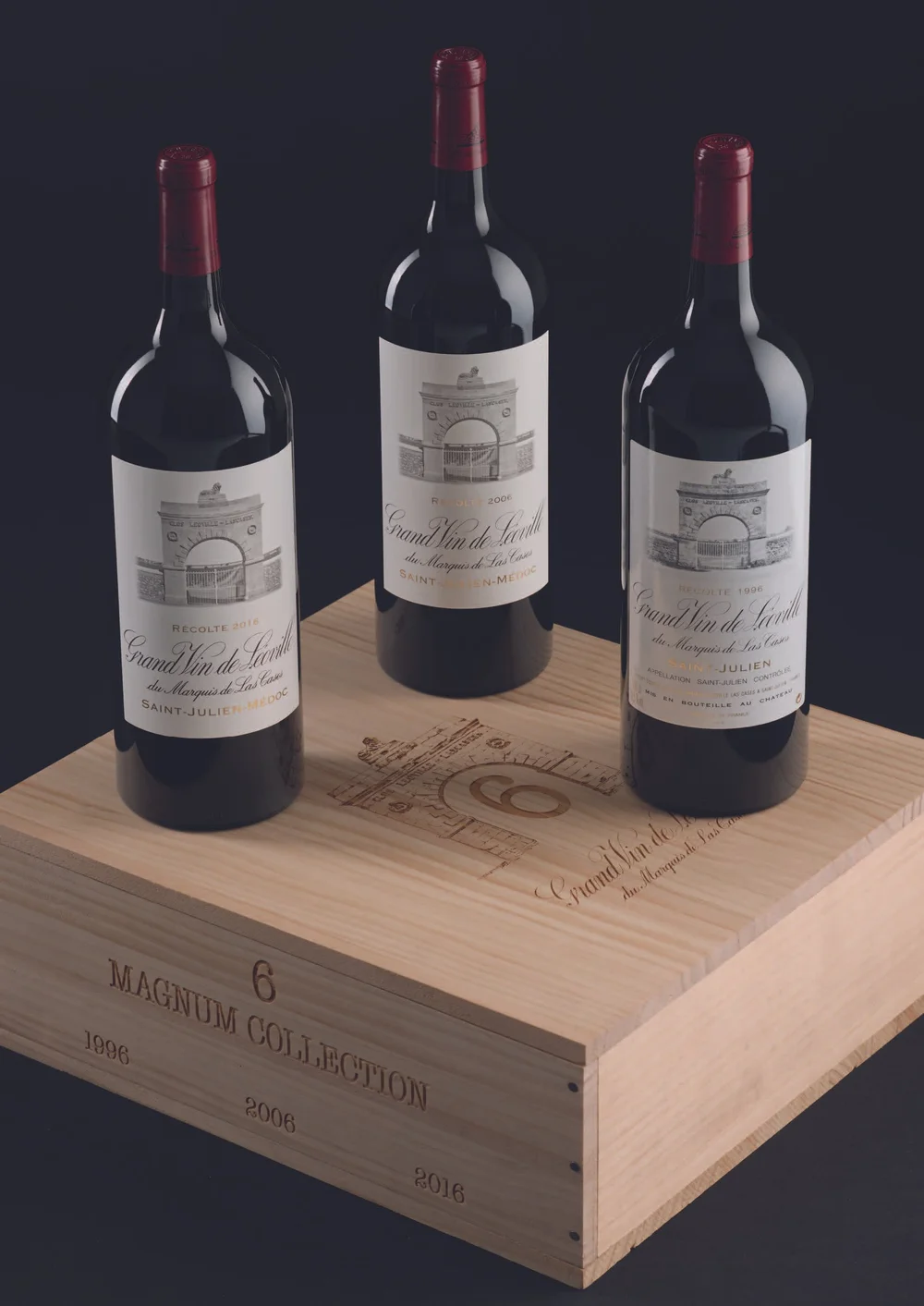 Leoville Las Cases Magnum Collection | 1996, 2006 & 2016 Vintages